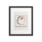 One Thought at a Time Framed Art Print Gallery Image 6