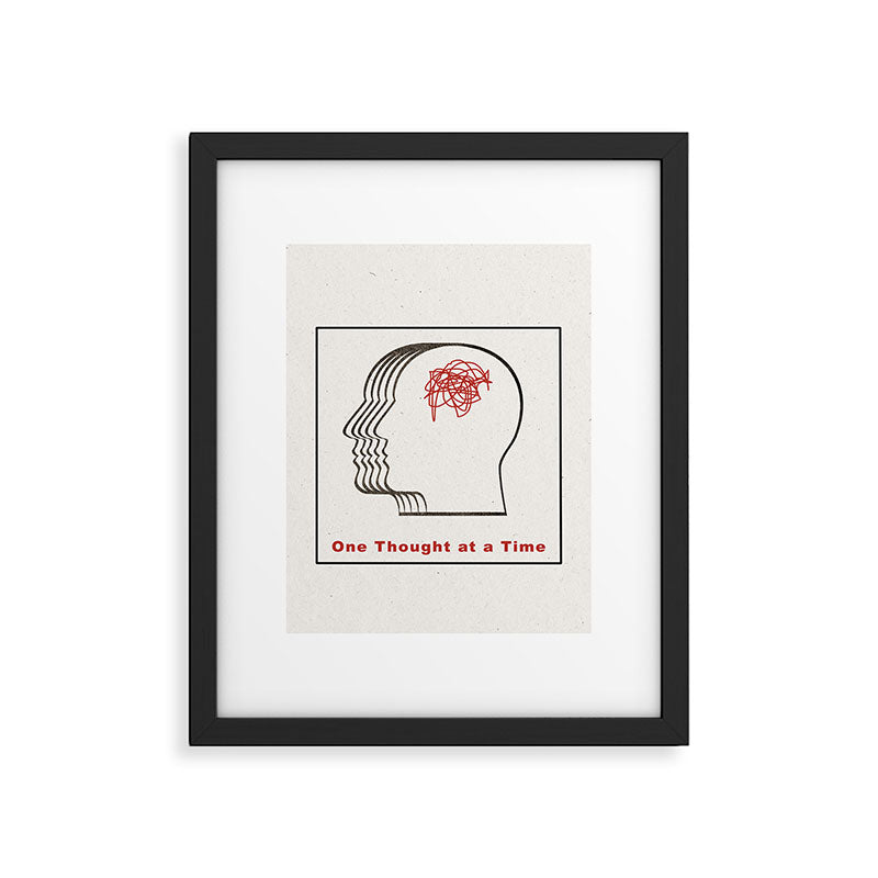 One Thought at a Time Framed Art Print Gallery Image 6