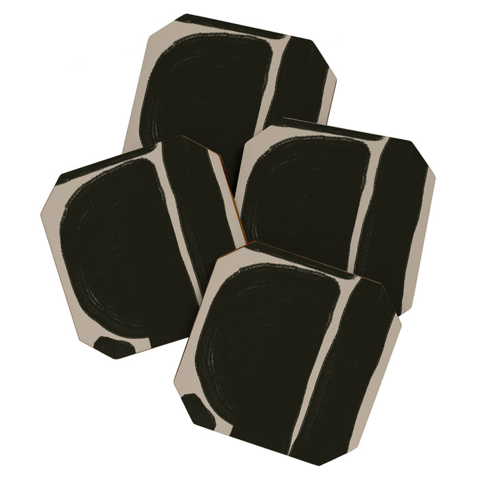Organic Trendy Shapes Coaster Gallery Image 1