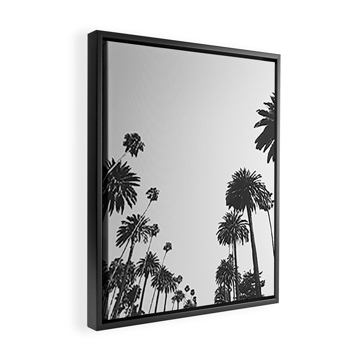 Palm Spring California, Palms Framed Canvas Print Gallery Image 2