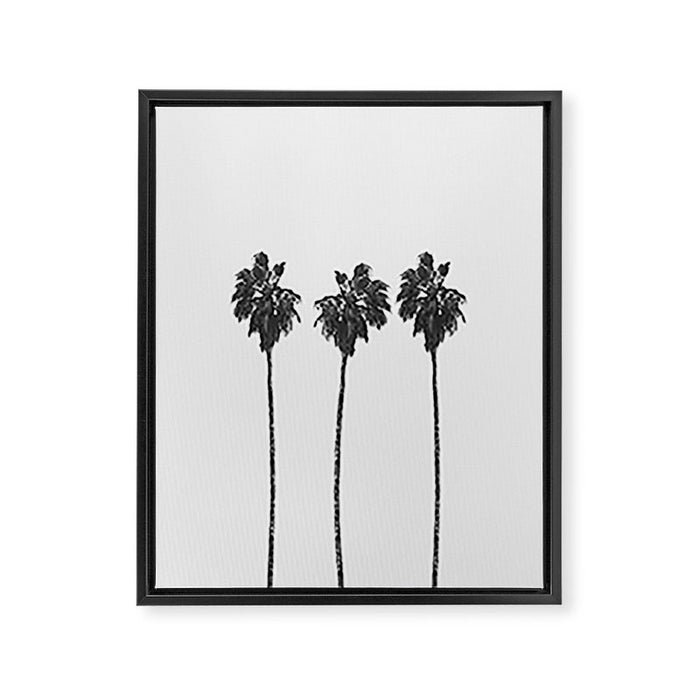 Palm Trees Framed Canvas Print Gallery Image 1