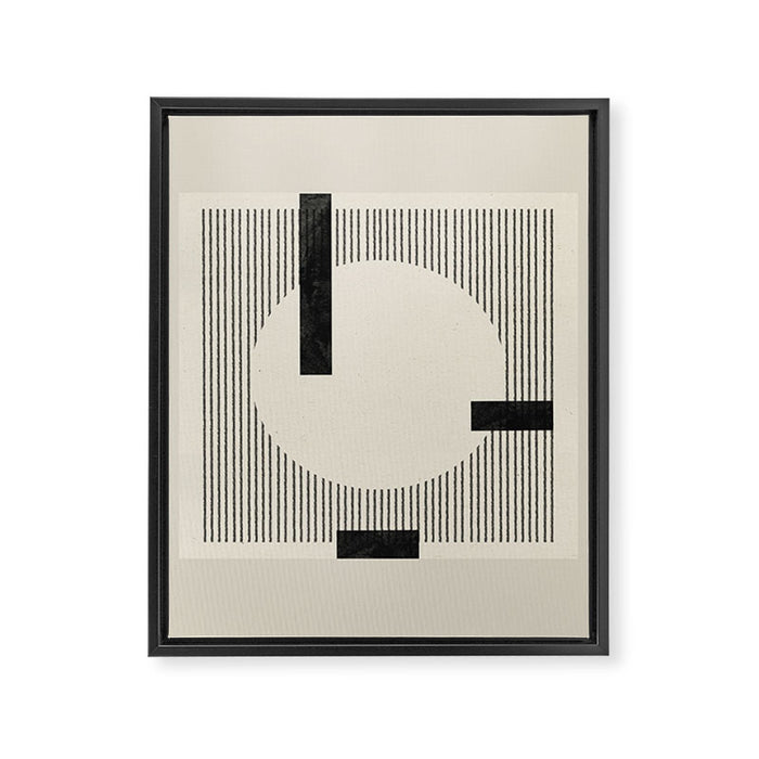 Paper Collage I Framed Canvas Print Gallery Image 1