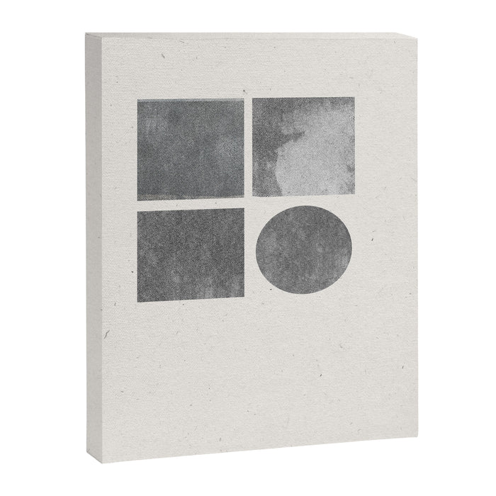 Paper Collage Minimal Objects Canvas Print Gallery Image 1