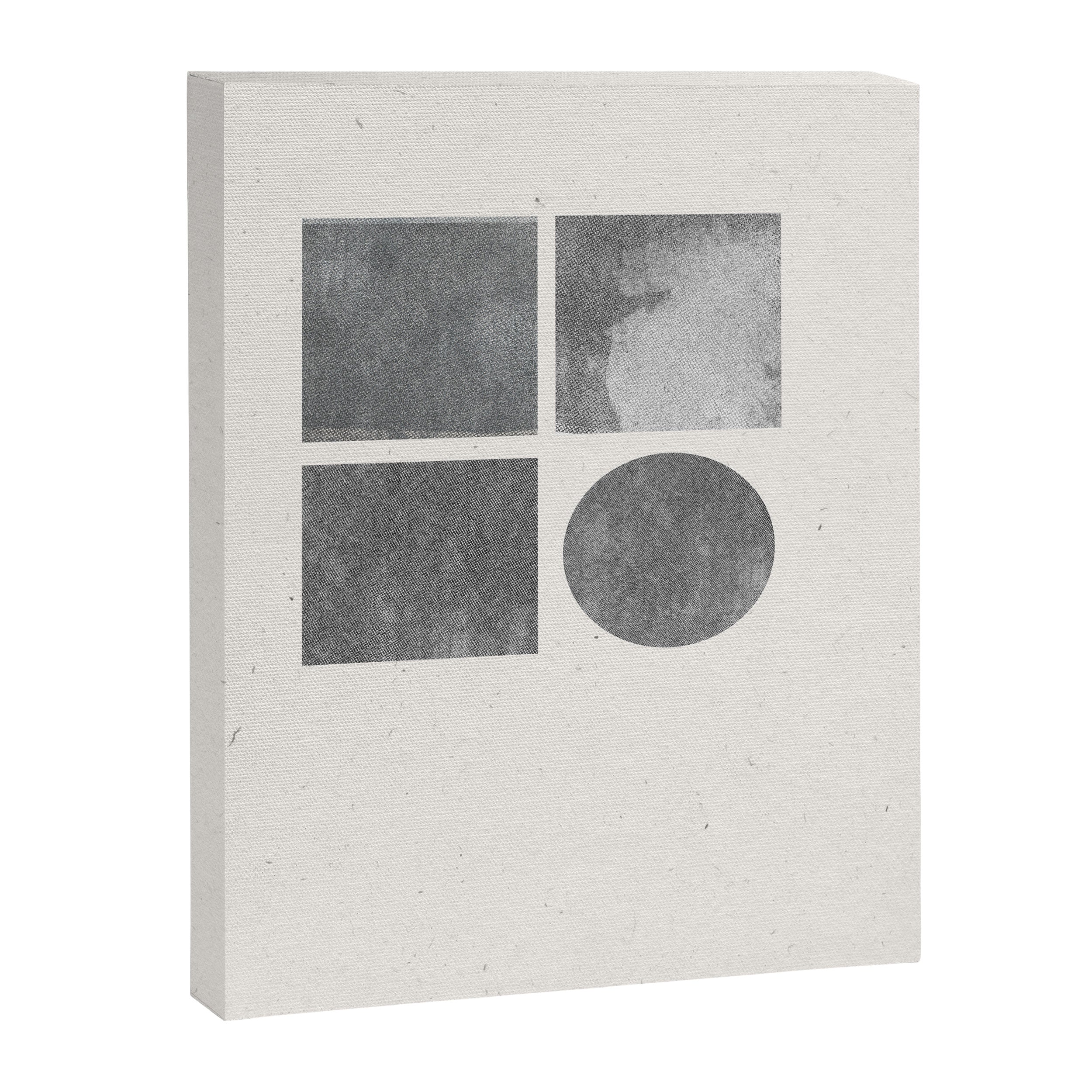 Paper Collage Minimal Objects Canvas Print Gallery Image 6