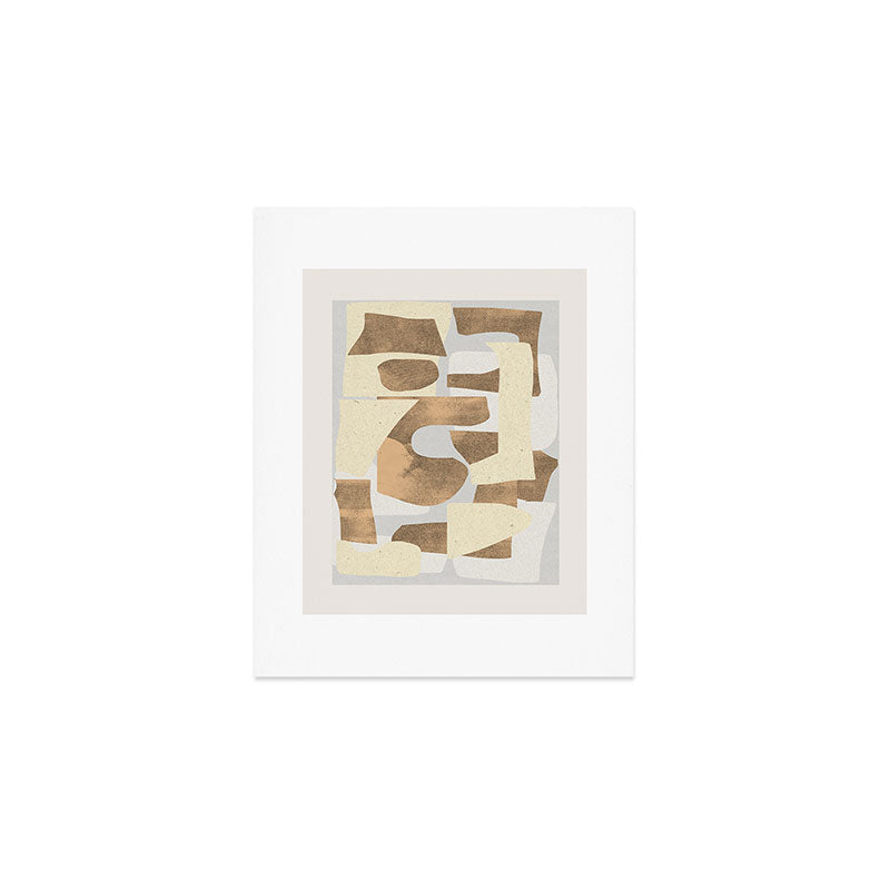 Paper Cut Composition Art Print Gallery Image 1