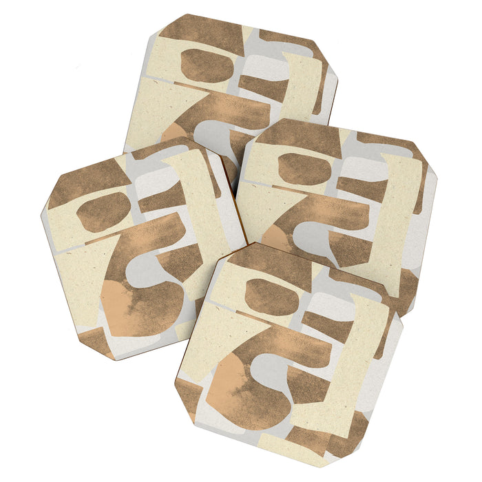 Paper Cut Composition Coaster Gallery Image 1