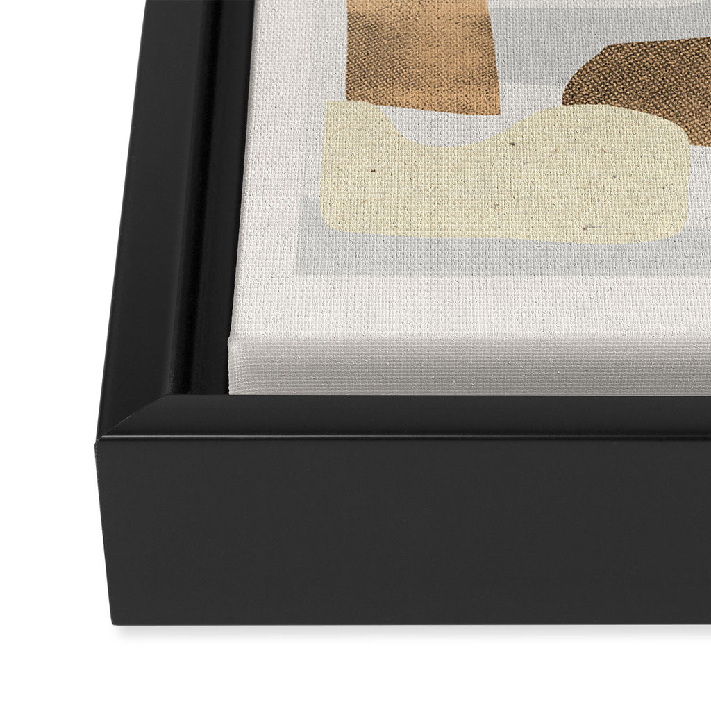 Paper Cut Composition Framed Canvas Print Gallery Image 3