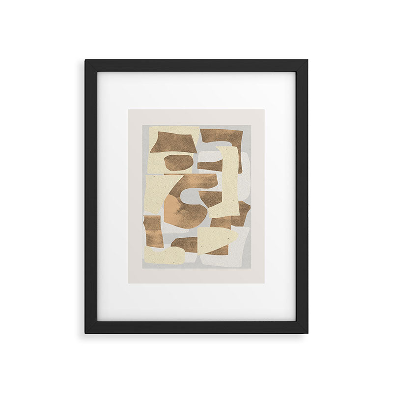 Paper Cut Composition Framed Art Print Gallery Image 5