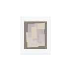 Pattern on Pattern Paper Collage Contemporary Texture  Art Print Gallery Image 1