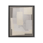 Pattern on Pattern Paper Collage Contemporary Texture  Framed Canvas Print Gallery Image 6