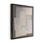 Pattern on Pattern Paper Collage Contemporary Texture  Framed Canvas Print Gallery Image 2