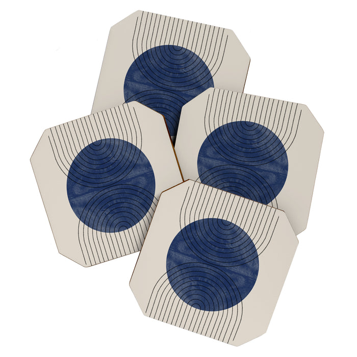 Perfect Touch Blue Coaster Gallery Image 1