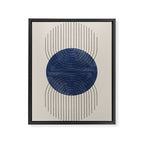 Perfect Touch Blue Framed Canvas Print Gallery Image 6