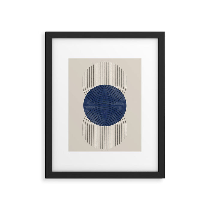 Perfect Touch Blue Framed Art Print Gallery Image 1