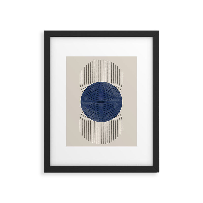 Perfect Touch Blue Framed Art Print Gallery Image 5