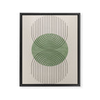Perfect Touch Green Framed Canvas Print Gallery Image 6
