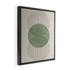 Perfect Touch Green Framed Canvas Print Gallery Image 2