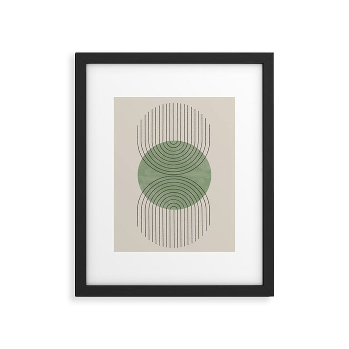Perfect Touch Green Framed Art Print Gallery Image 1