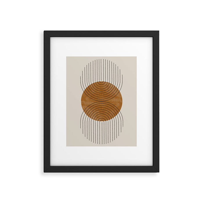 Perfect Touch  Mid Century Modern Framed Art Print Gallery Image 1