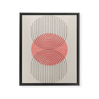 Perfect Touch Peach Framed Canvas Print Gallery Image 6