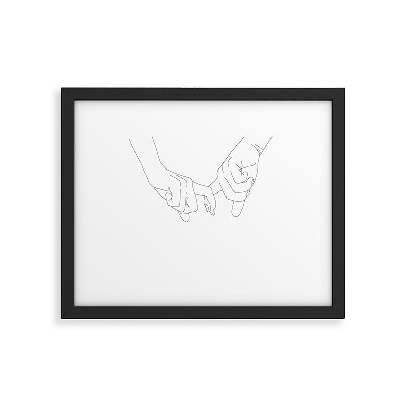 Pinky Swear, Framed Art Print Gallery Image 5