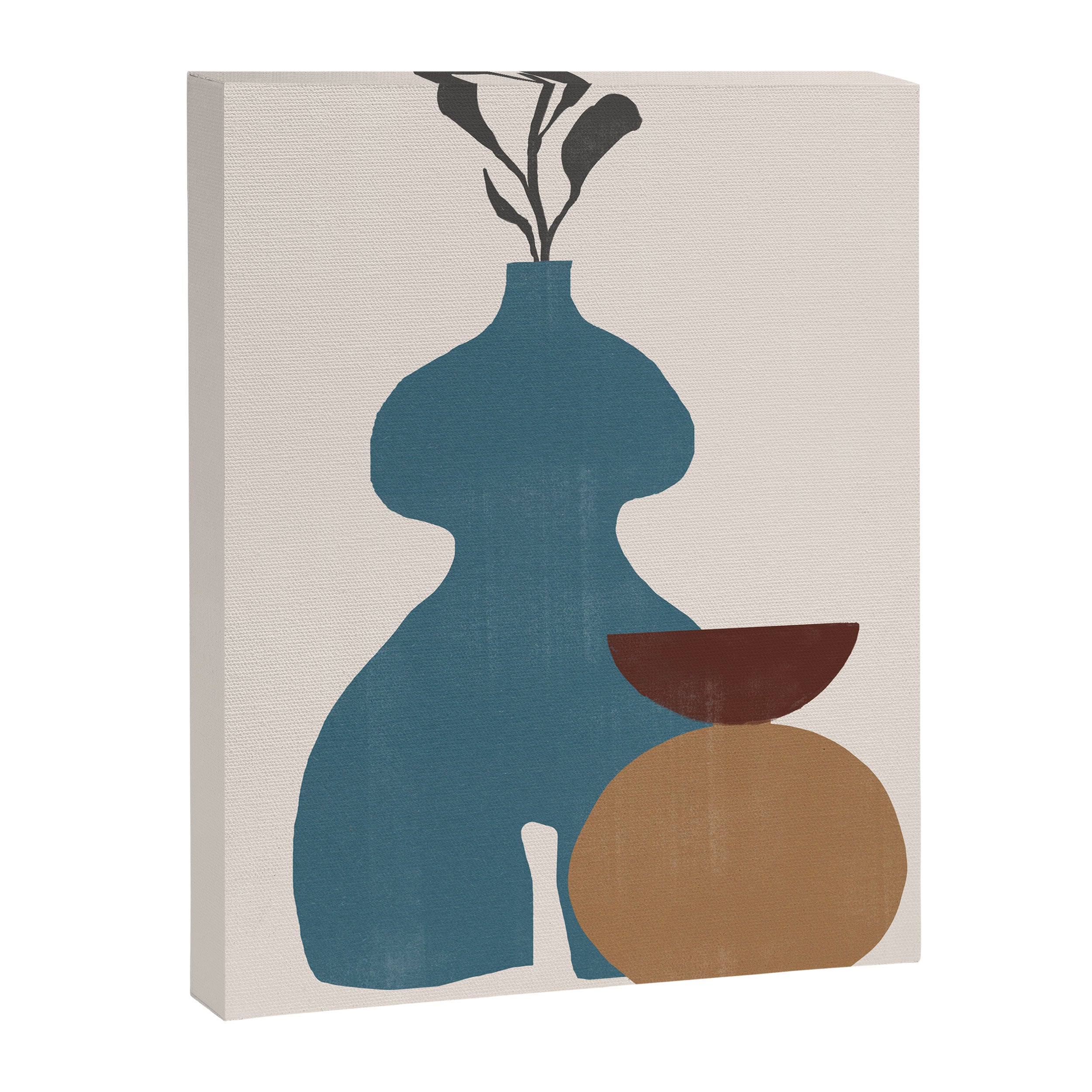 Plants Vase Composition No.6 Canvas Print Gallery Image 6