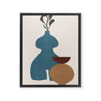 Plants Vase Composition No.6 Framed Canvas Print Gallery Image 6