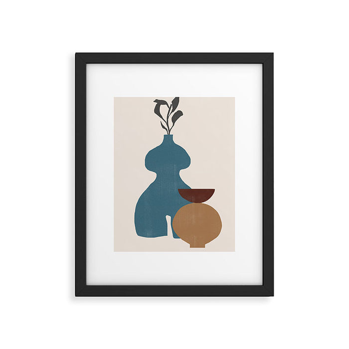 Plants Vase Composition No.6 Framed Art Print Gallery Image 1