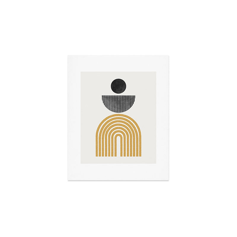 Rainbow and Moon Art Print Gallery Image 1