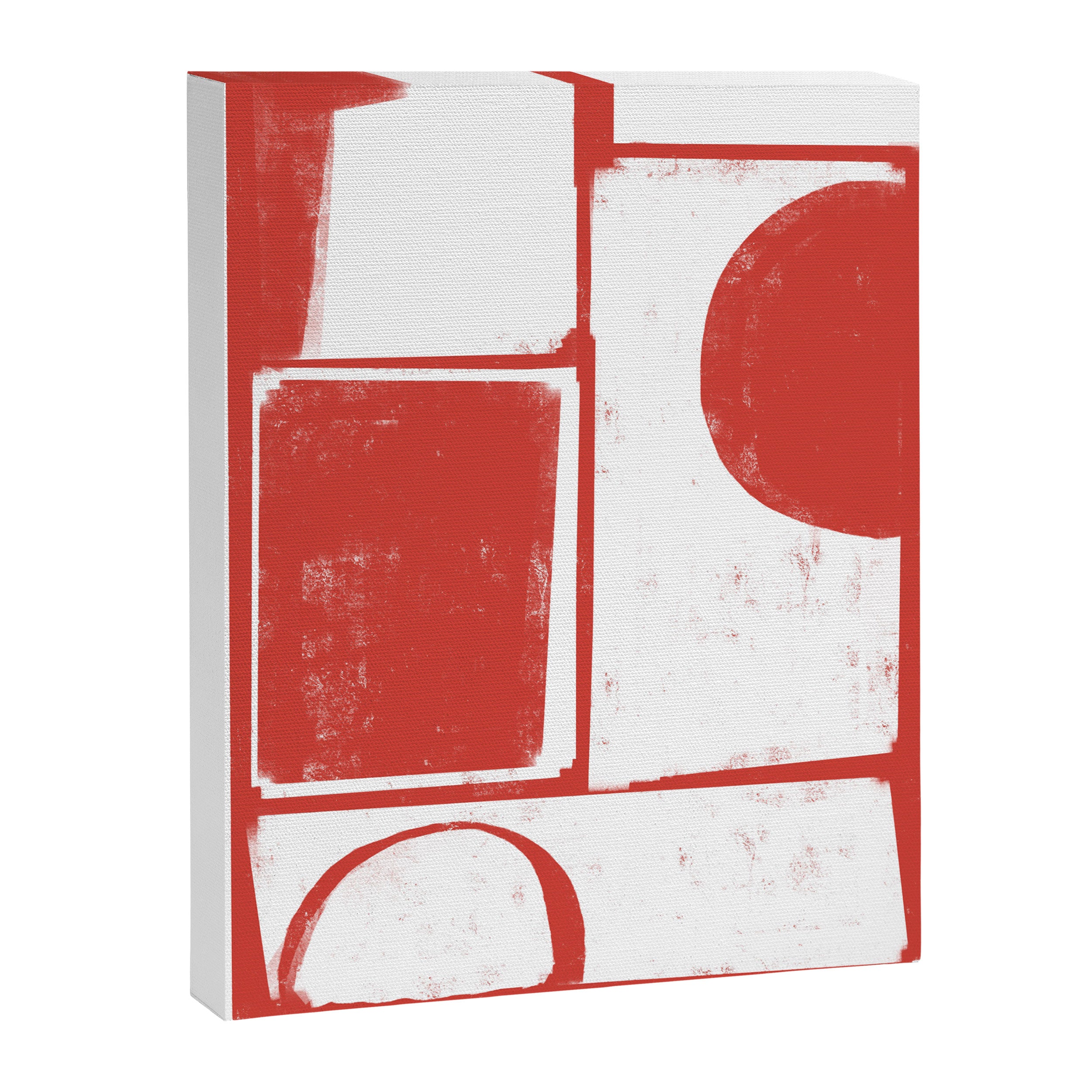 Red Geometric Object Canvas Print Gallery Image 6