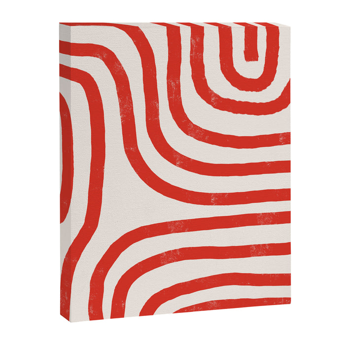 Red Lines  Canvas Print Gallery Image 1