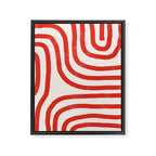 Red Lines  Framed Canvas Print Gallery Image 6