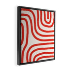 Red Lines  Framed Canvas Print Gallery Image 2