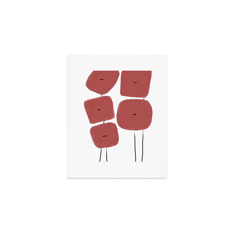 Red Poppies Art Print Gallery Image 1