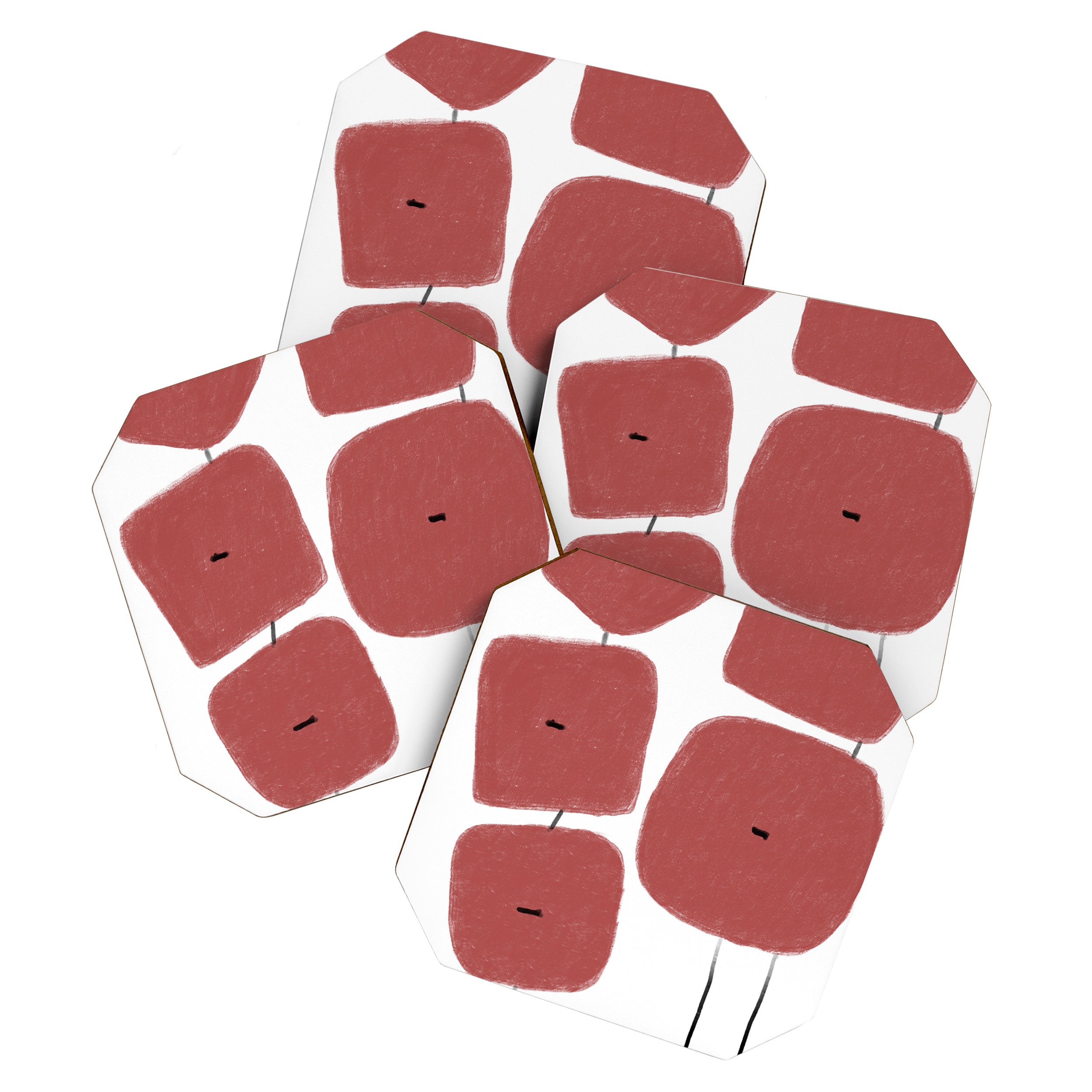 Red Poppies Coaster Gallery Image 1