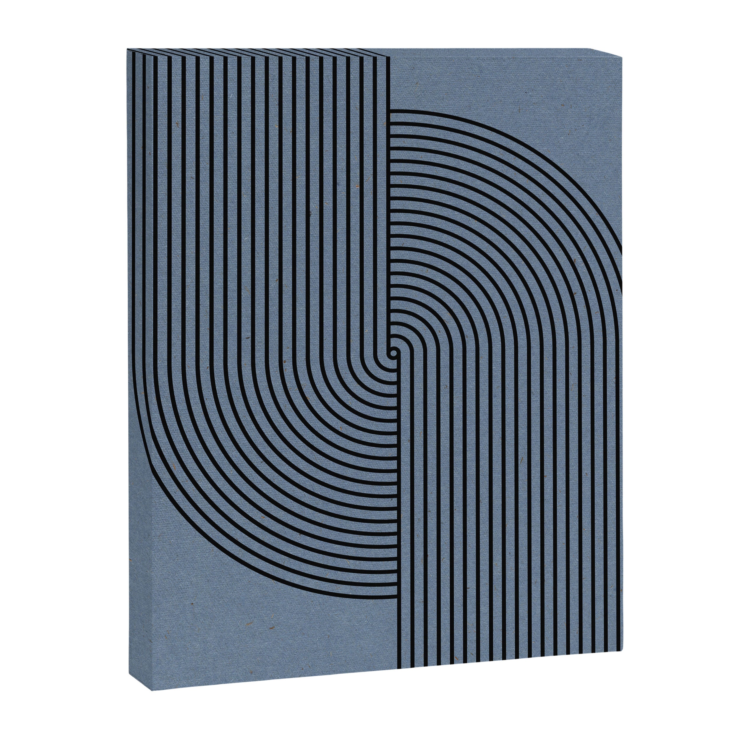 Retro Balance Blue  Canvas Print Gallery Image 6
