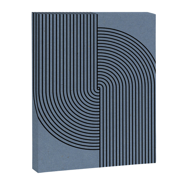 Retro Balance Blue  Canvas Print Gallery Image 1