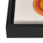 Retro Balance  Framed Canvas Print Gallery Image 3
