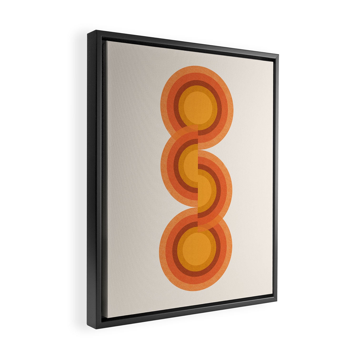 Retro Balance  Framed Canvas Print Gallery Image 2