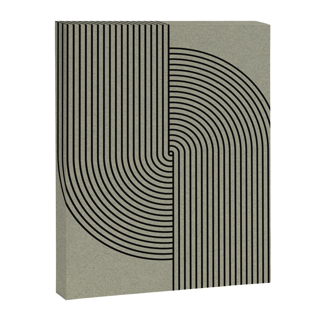 Retro Balance Green Concept Canvas Print Gallery Image 6