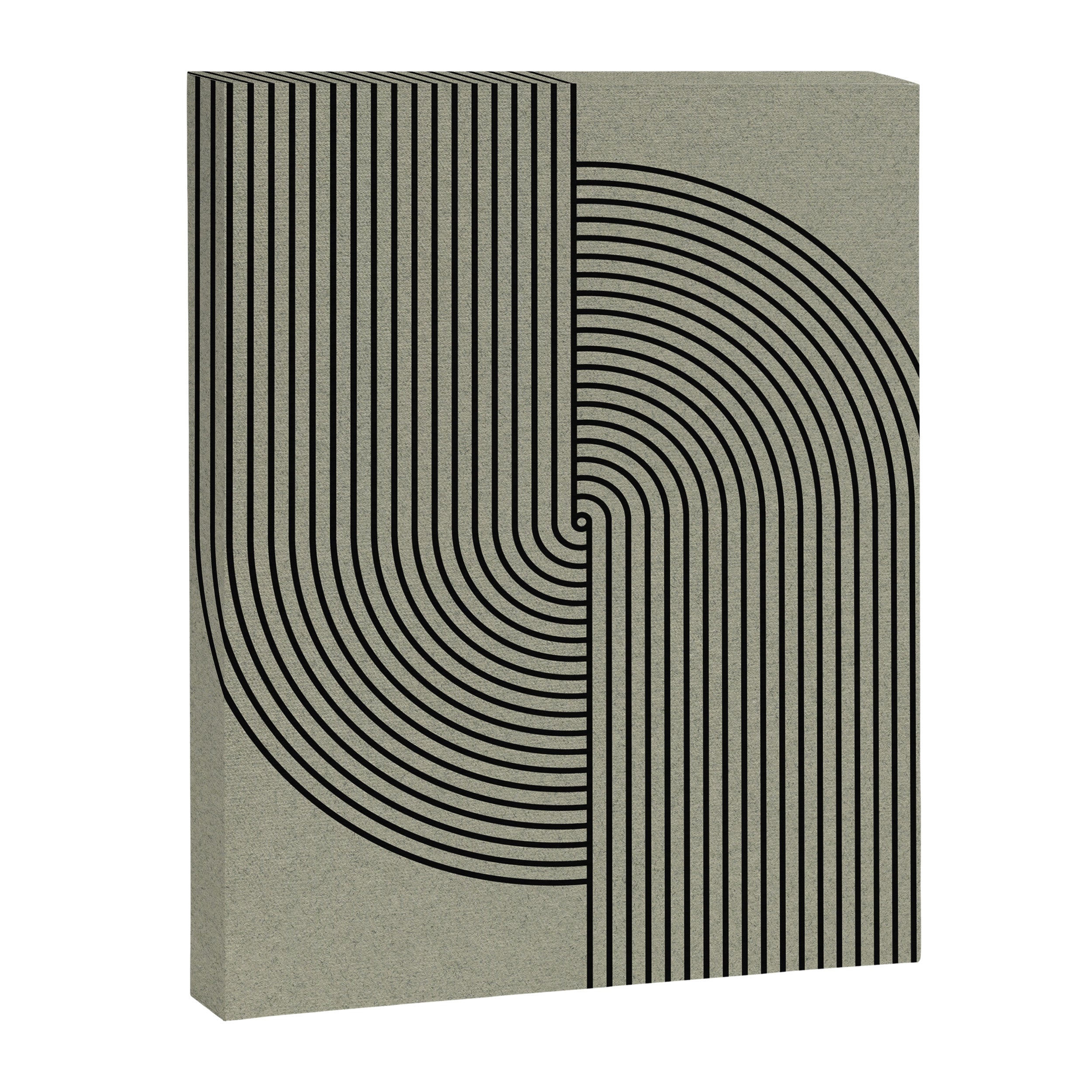 Retro Balance Green Concept Canvas Print Gallery Image 6
