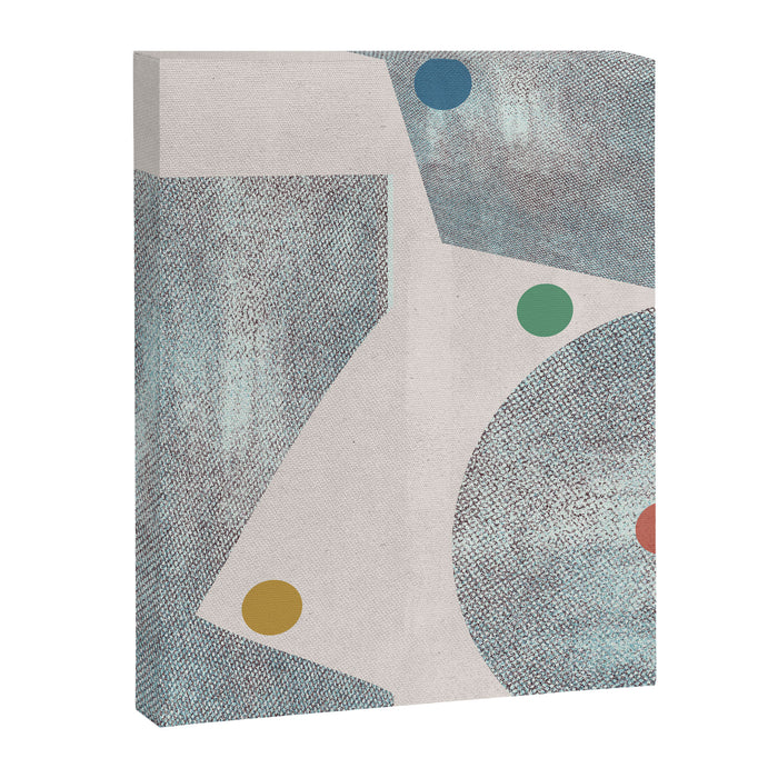 Retro Dots No.1 Canvas Print Gallery Image 1