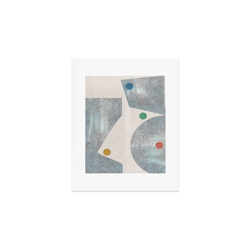 Retro Dots No.1 Art Print Gallery Image 1