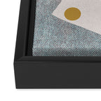 Retro Dots No.1 Framed Canvas Print Gallery Image 3
