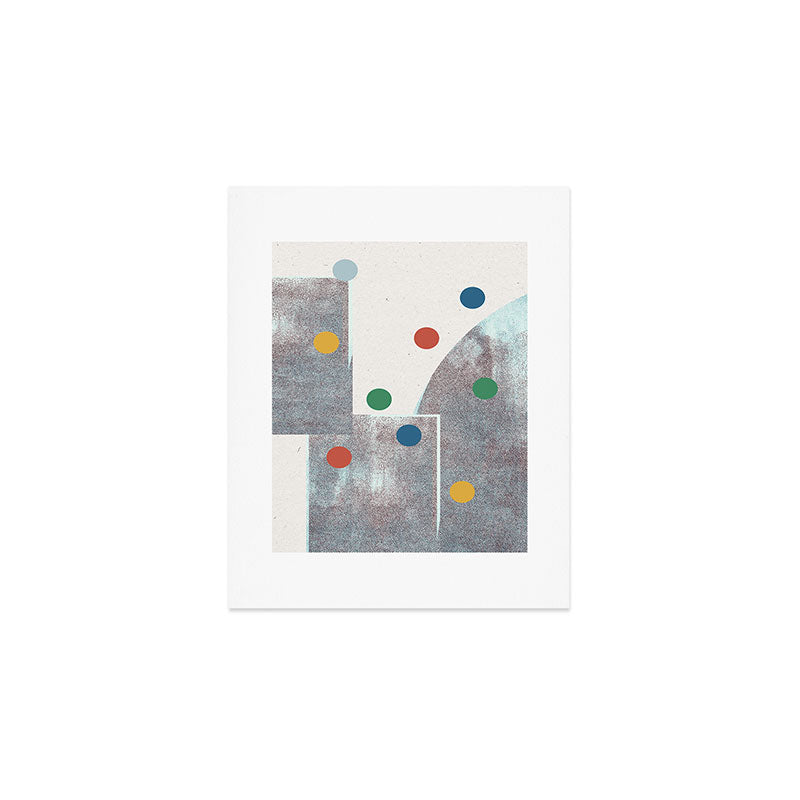 Retro Dots No.2 Art Print Gallery Image 1