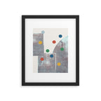 Retro Dots No.2 Framed Art Print Gallery Image 5