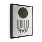 Retro Geo Composition Framed Canvas Print Gallery Image 2