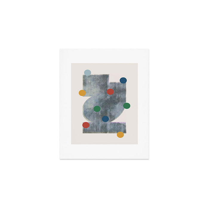 Retro Geo Form  Art Print Gallery Image 1