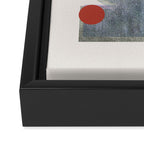 Retro Geo Form  Framed Canvas Print Gallery Image 3