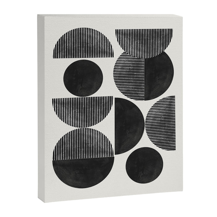Retro Graphic Mid Century Modern Canvas Print Gallery Image 1